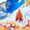 Waldorf Four Lights of Advent Calendar