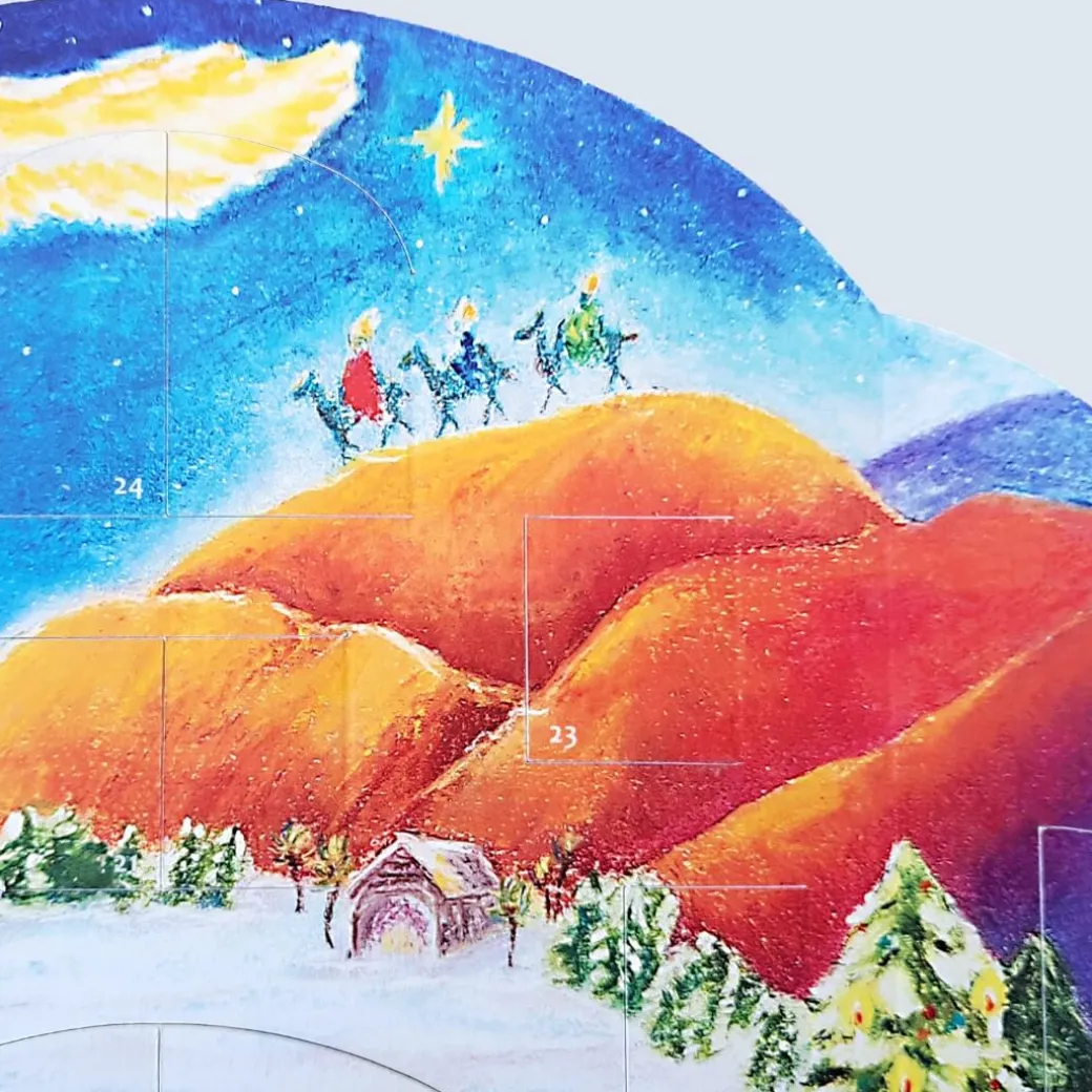 Waldorf Four Lights of Advent Calendar