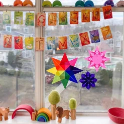 Waldorf Window Stars Paper