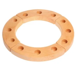 Waldorf Wooden Birthday Ring - Natural