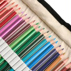 Watercolor Pencils with Canvas Rollup