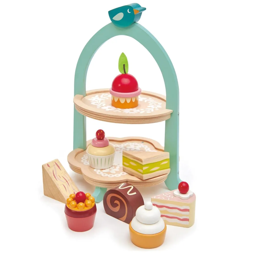 Wooden Afternoon Tea Stand