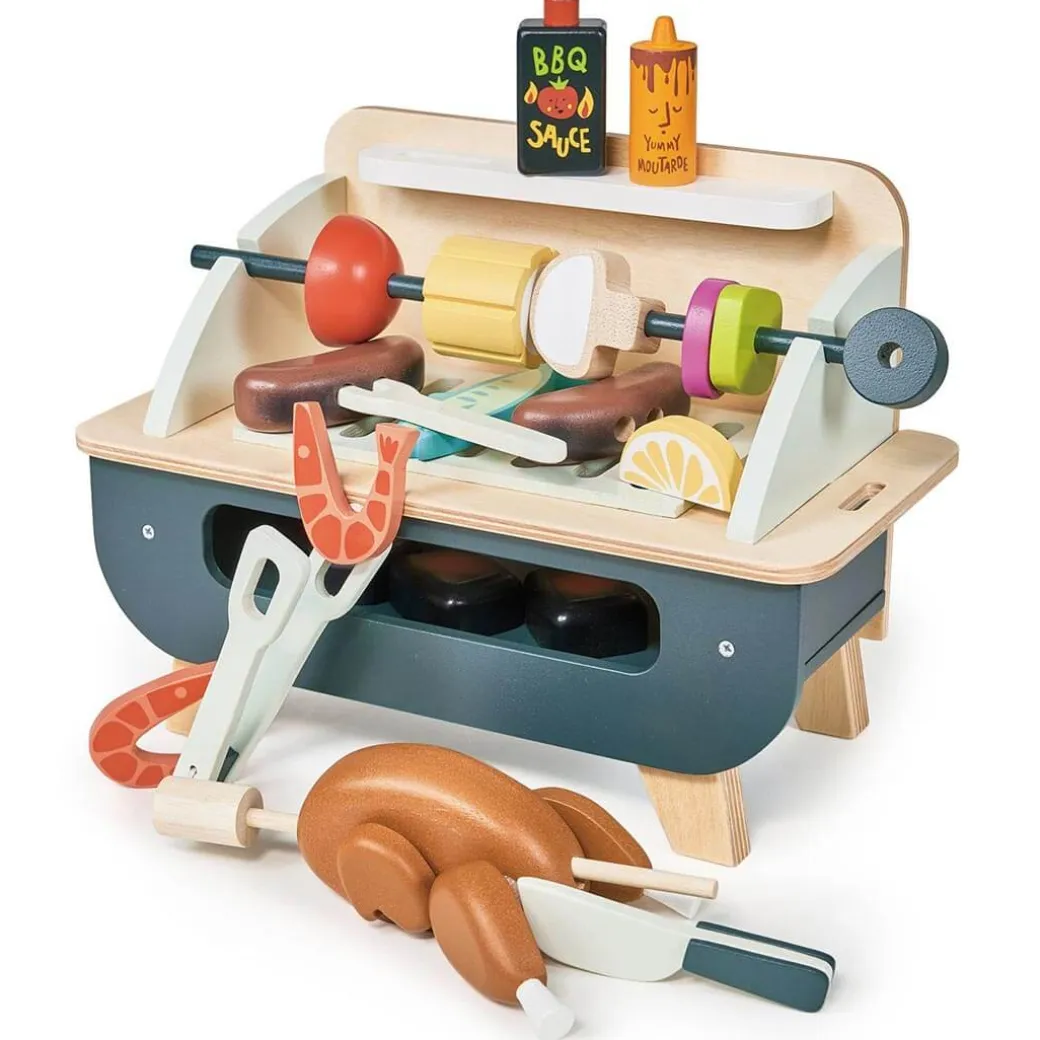Wooden Barbeque Play Set