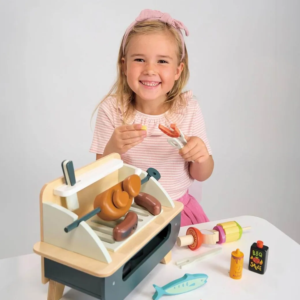 Wooden Barbeque Play Set