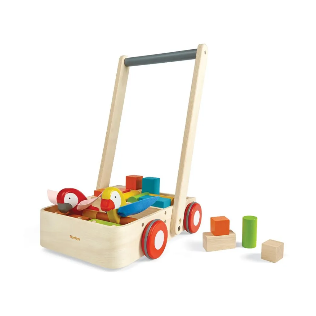 Wooden Bird Walker Wagon