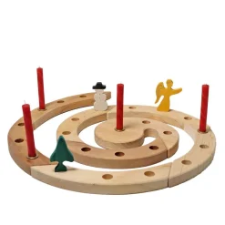 Wooden Birthday / Advent Spiral