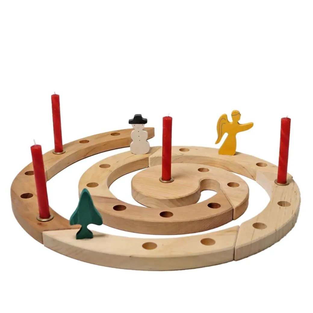 Wooden Birthday / Advent Spiral