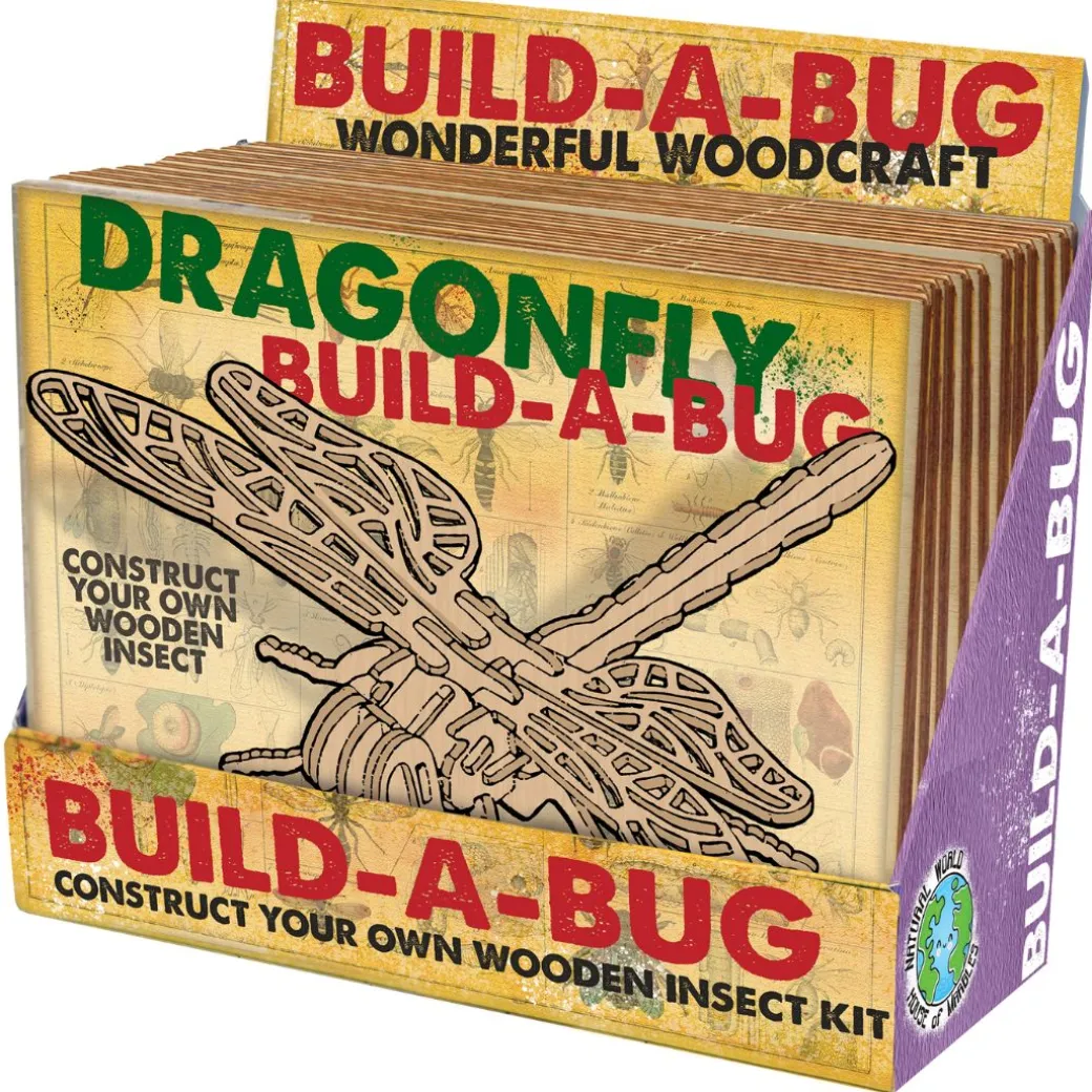 Wooden Build A Bug Kit