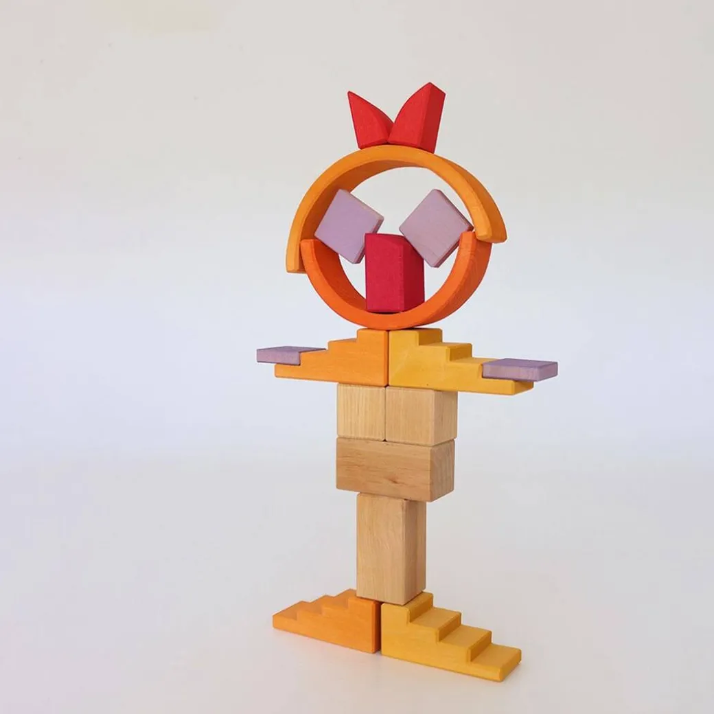 Wooden Building World Desert Sand Set