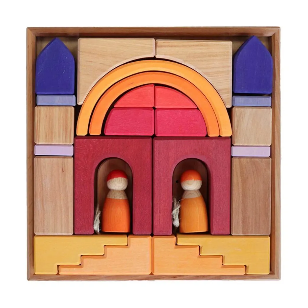 Wooden Building World Desert Sand Set