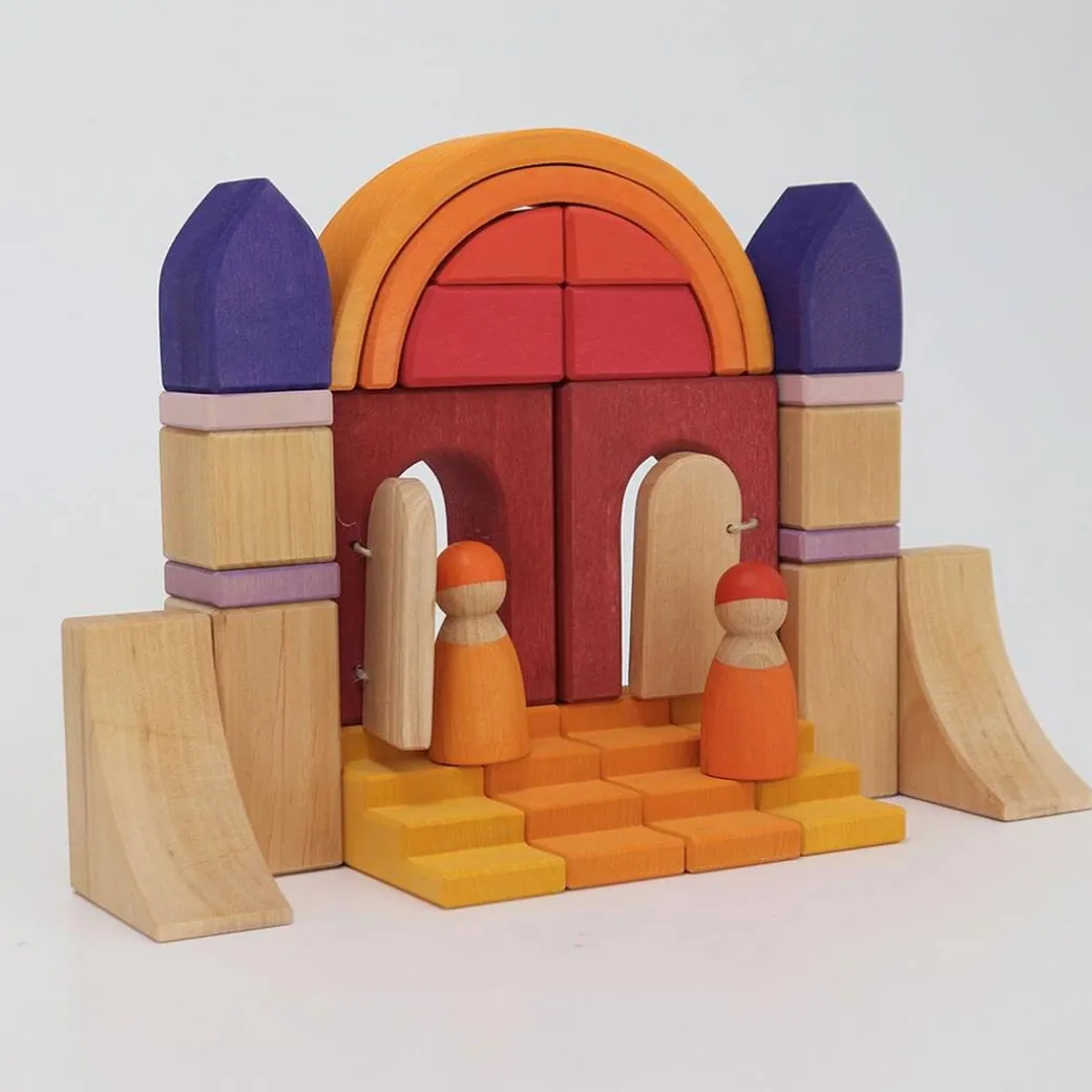 Wooden Building World Desert Sand Set