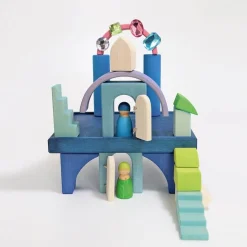Wooden Building World Polar Light Set