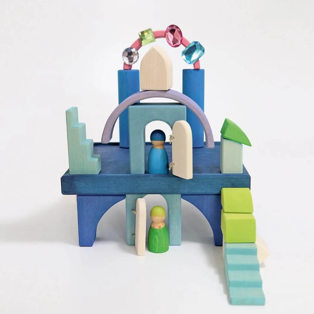 Wooden Building World Polar Light Set