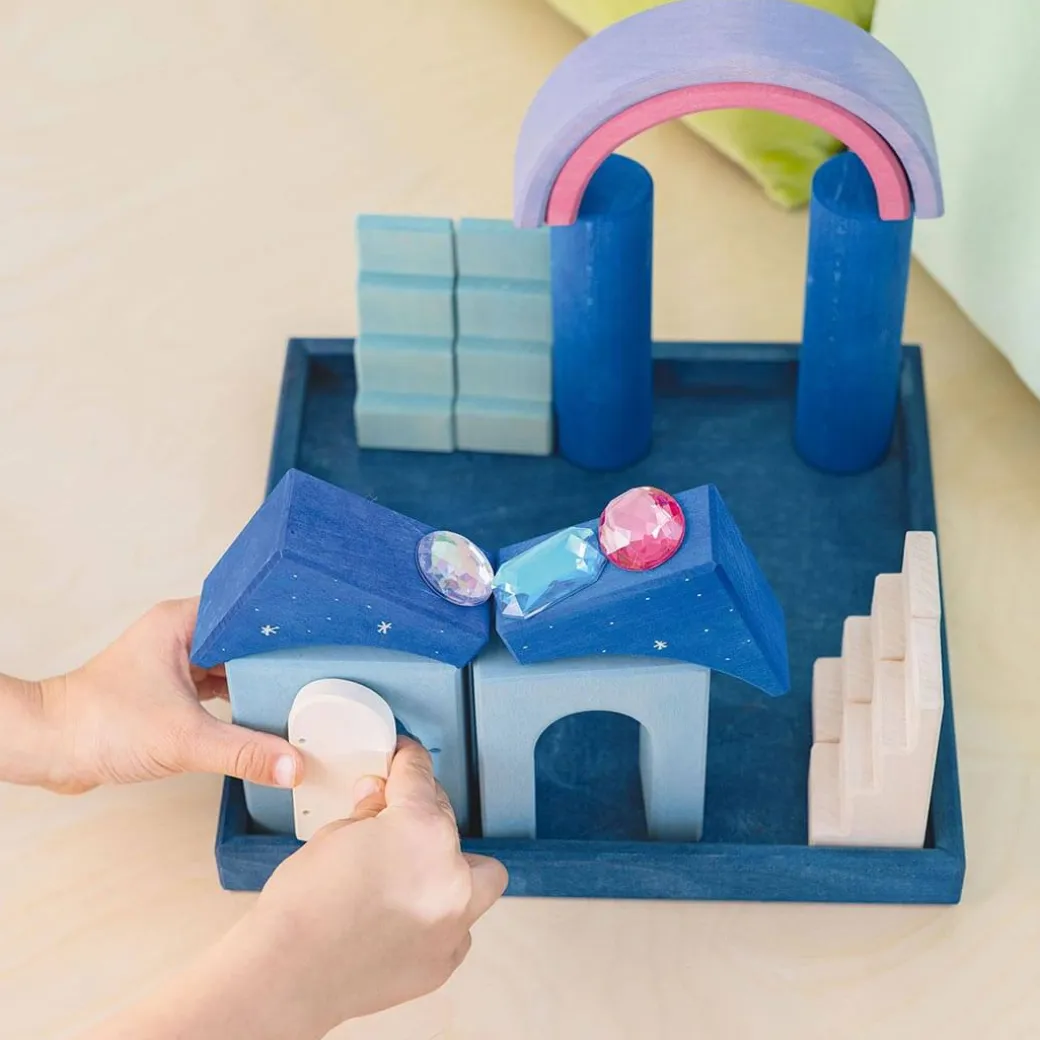 Wooden Building World Polar Light Set