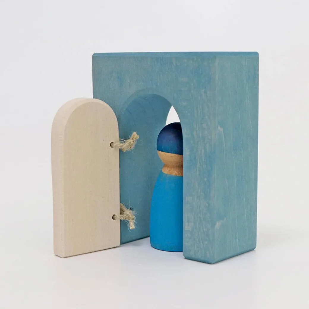 Wooden Building World Polar Light Set