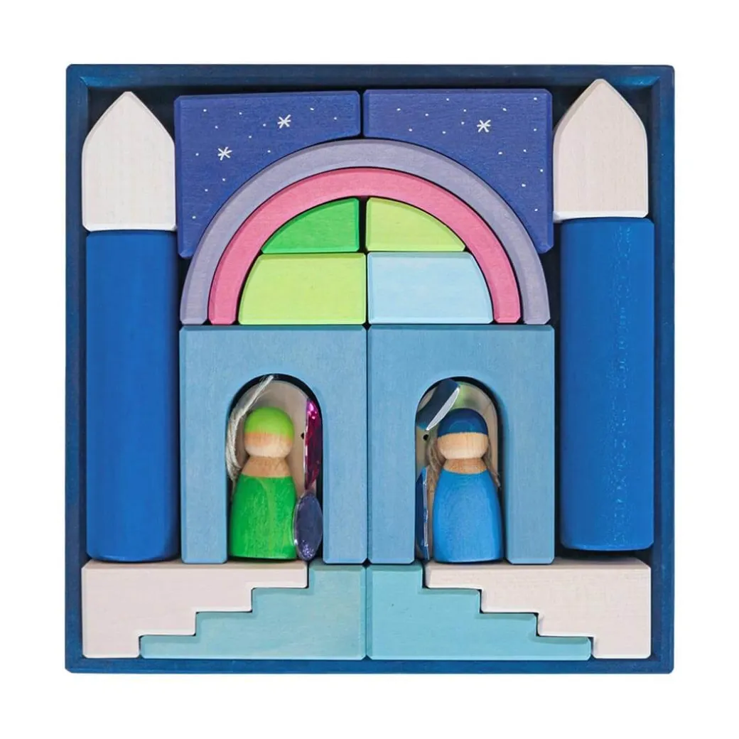 Wooden Building World Polar Light Set