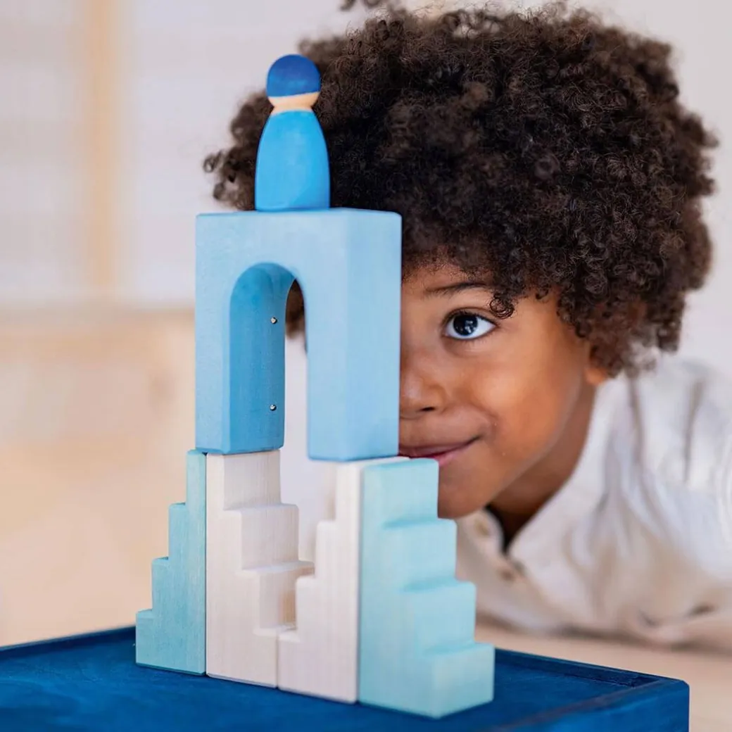 Wooden Building World Polar Light Set