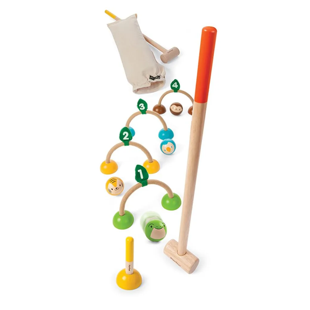 Wooden Croquet Set