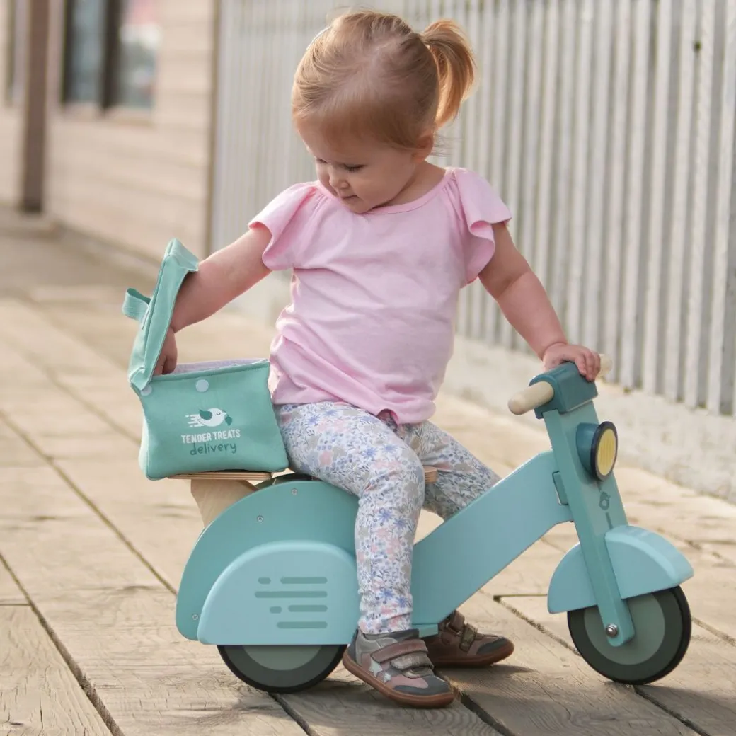 Wooden Delivery Scooter