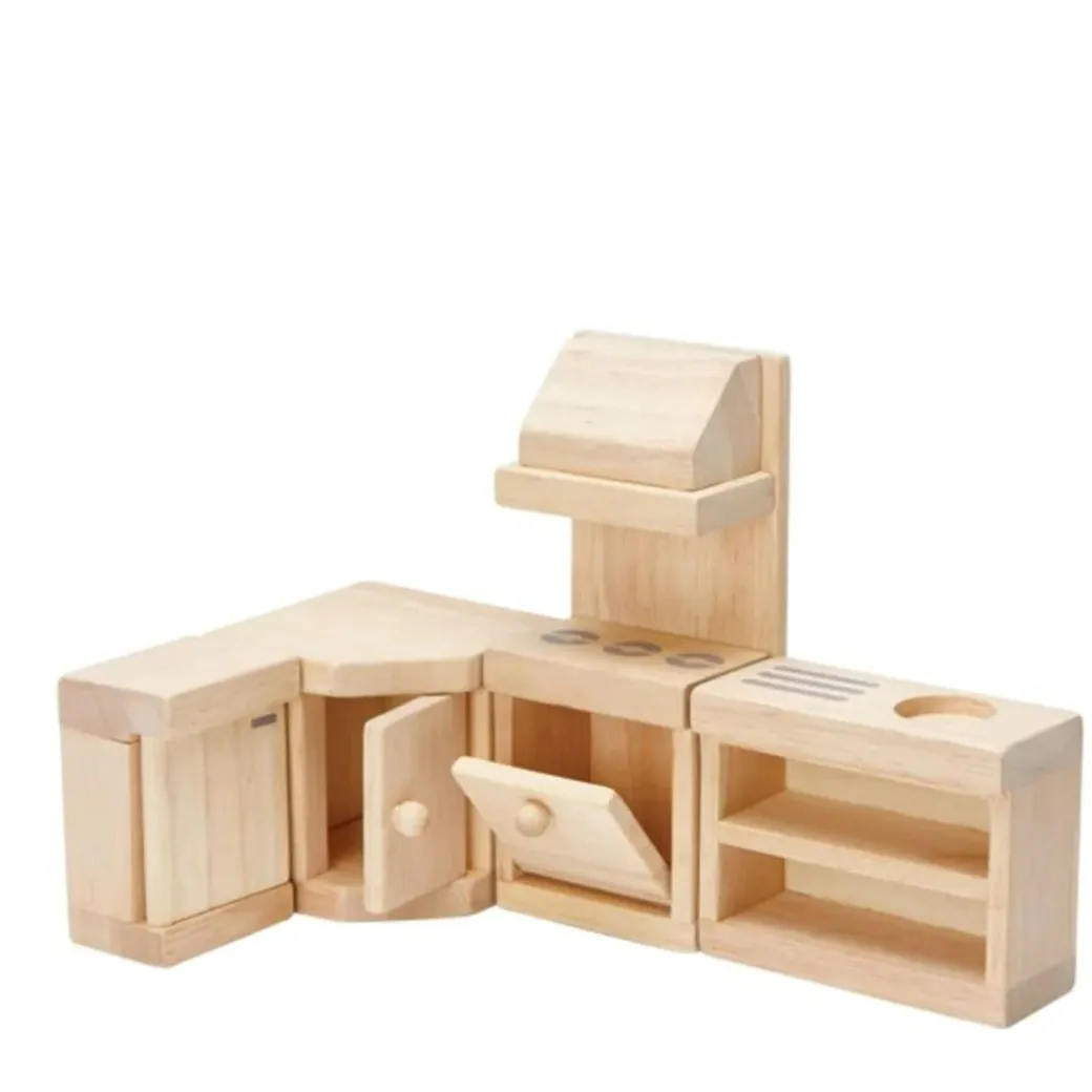 Wooden Dollhouse Furniture - Classic Kitchen