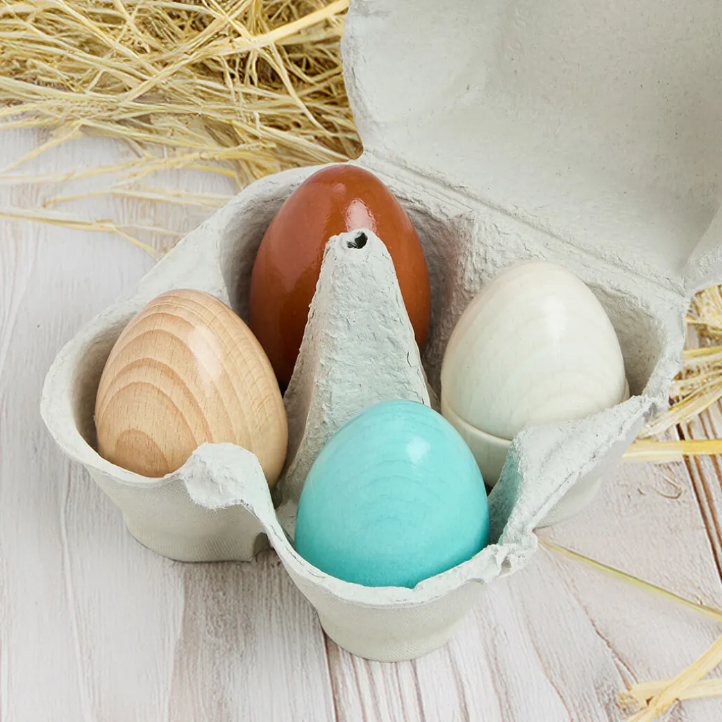 Wooden Eggs Play Food Set
