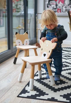 Wooden Forest Deer Chair