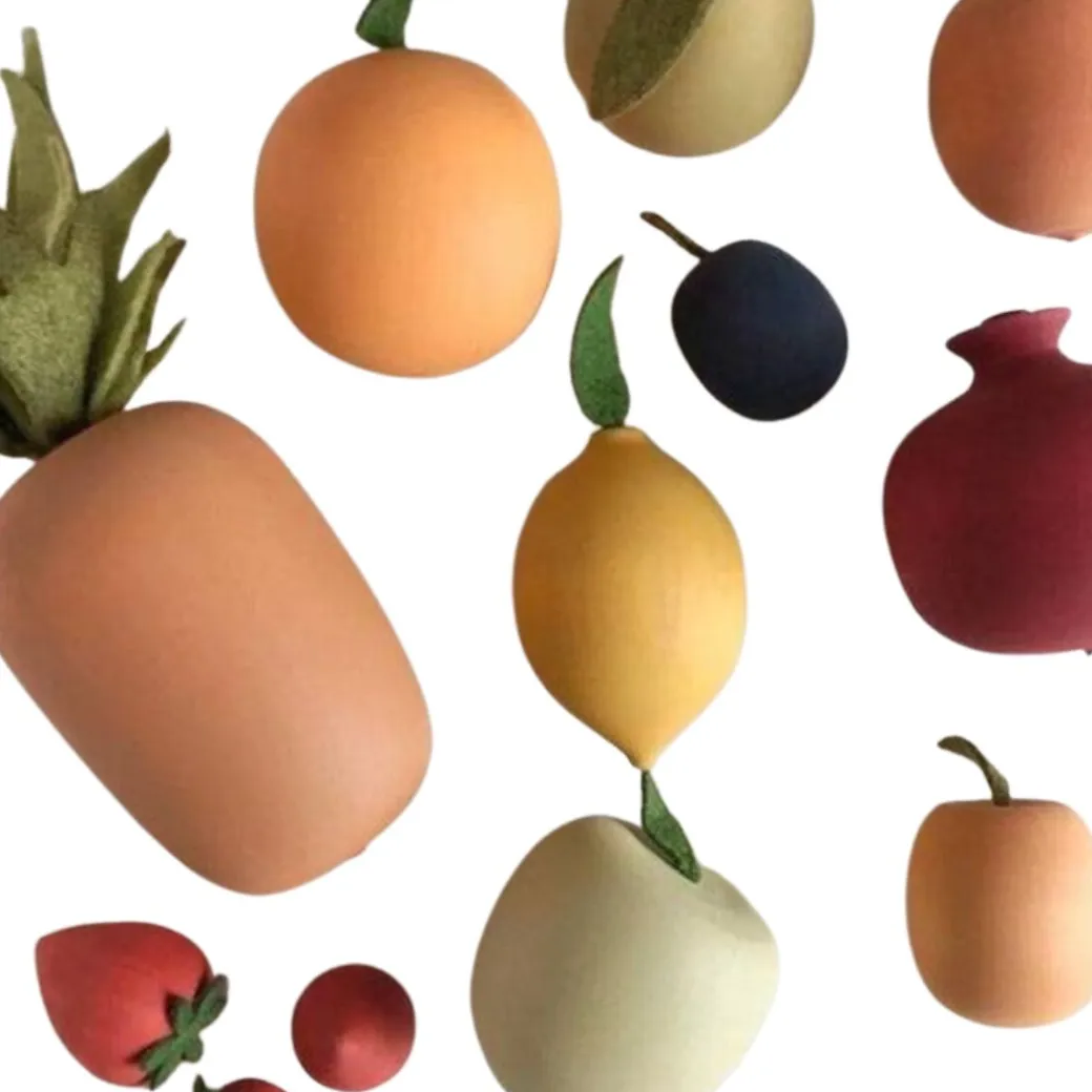 Wooden Fruit Set