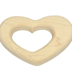 Wooden Heart Baby Teether