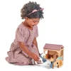 Wooden Horse Stable Play Set