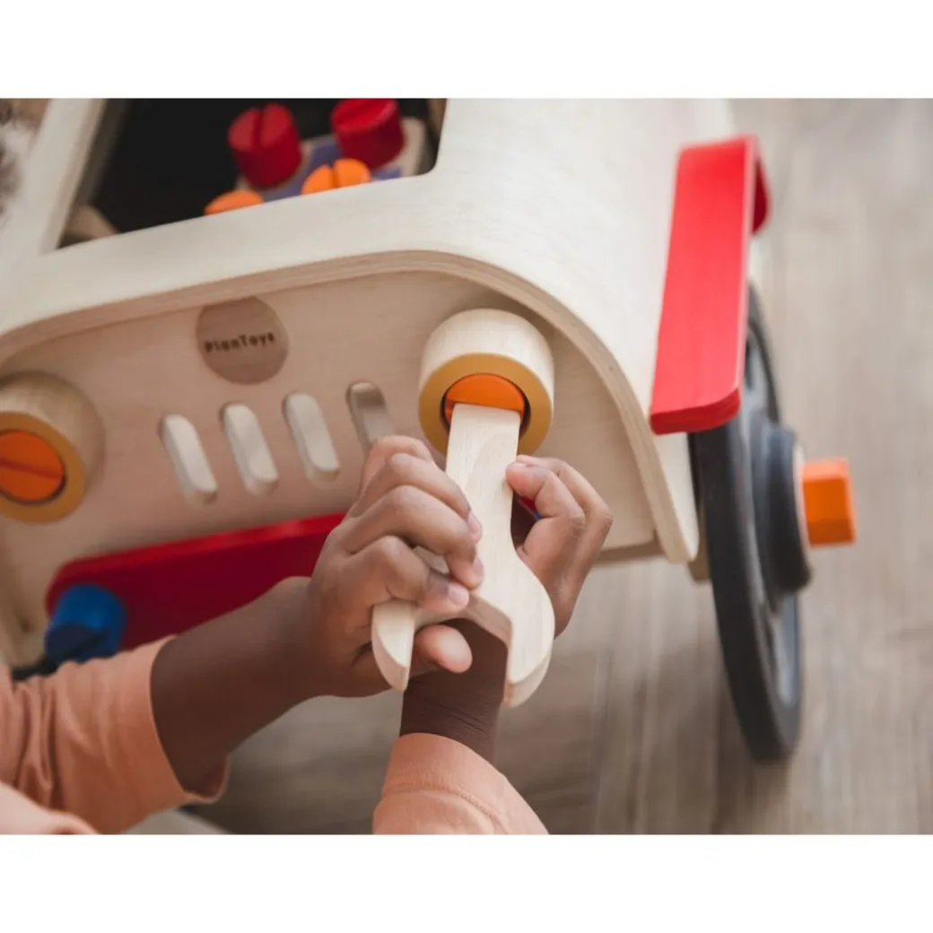 Wooden Motor Mechanic Car Repair Set