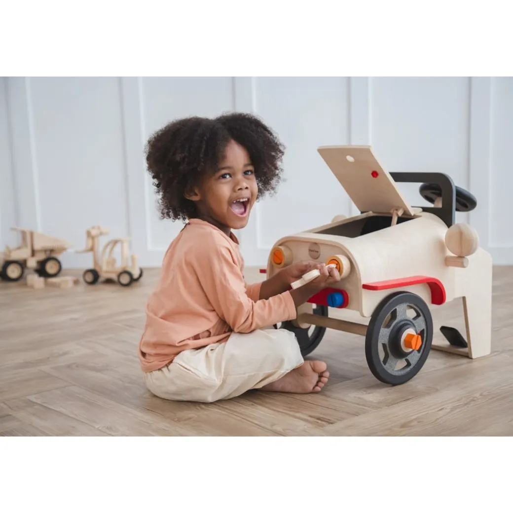 Wooden Motor Mechanic Car Repair Set