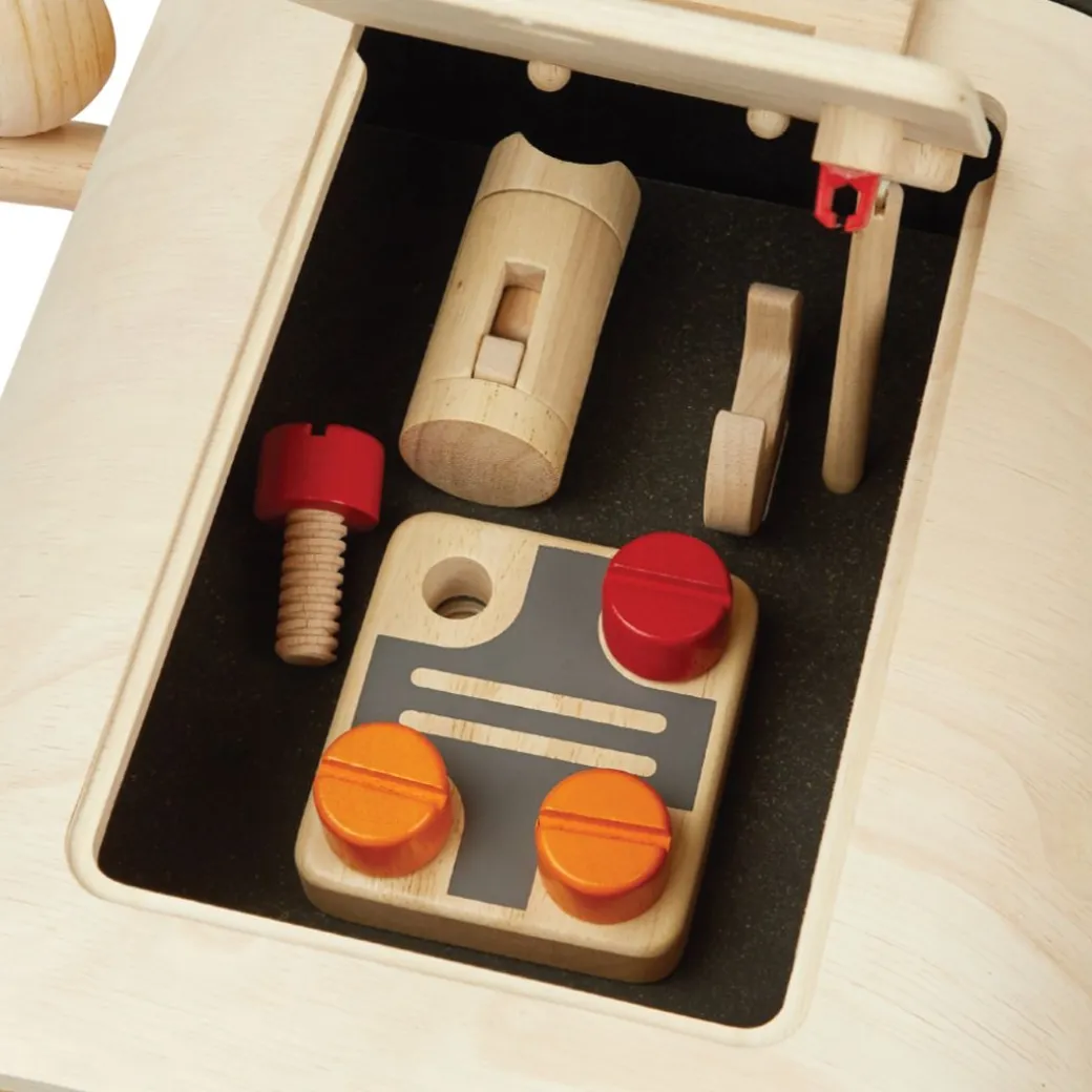 Wooden Motor Mechanic Car Repair Set
