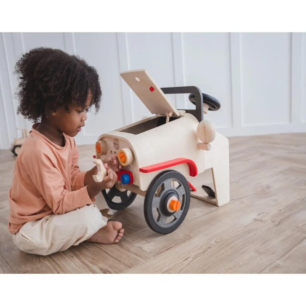Wooden Motor Mechanic Car Repair Set