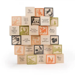 Wooden Nursery Rhyme Blocks