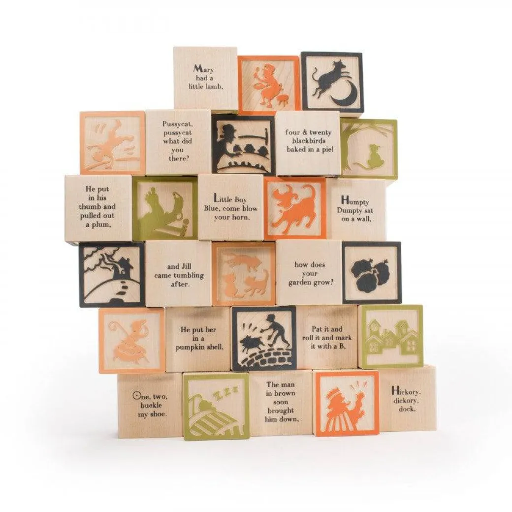 Wooden Nursery Rhyme Blocks
