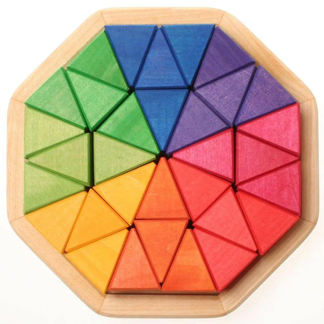 Wooden Octagon Puzzle Blocks