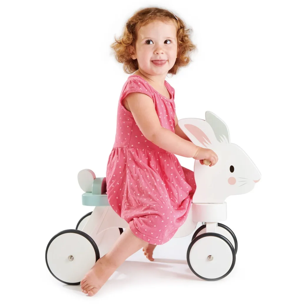 Wooden Rabbit Ride On Toy