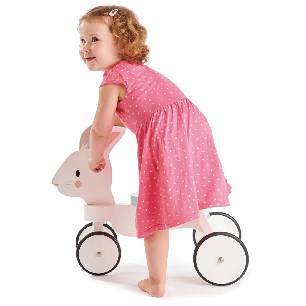 Wooden Rabbit Ride On Toy