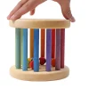 Wooden Rainbow Rolling Wheel