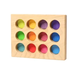 Wooden Rainbow Sorting Board