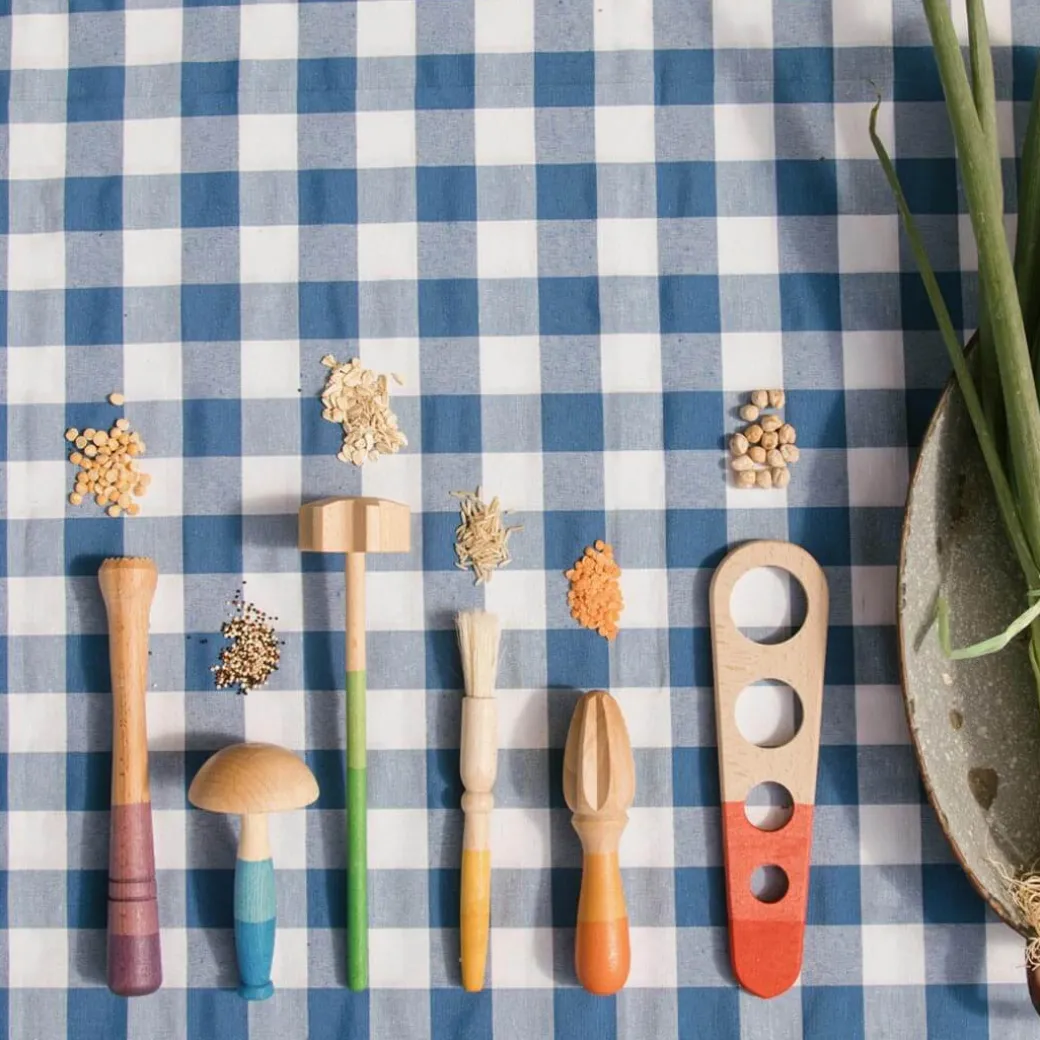 Wooden Rainbow Tools