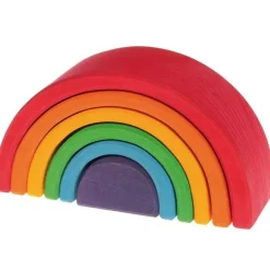 Wooden Rainbow Tunnel - 6 Piece