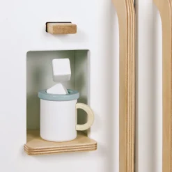 Wooden Refrigerator and Food Set