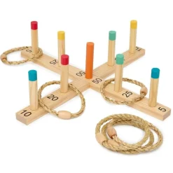 Wooden Ring Toss Game