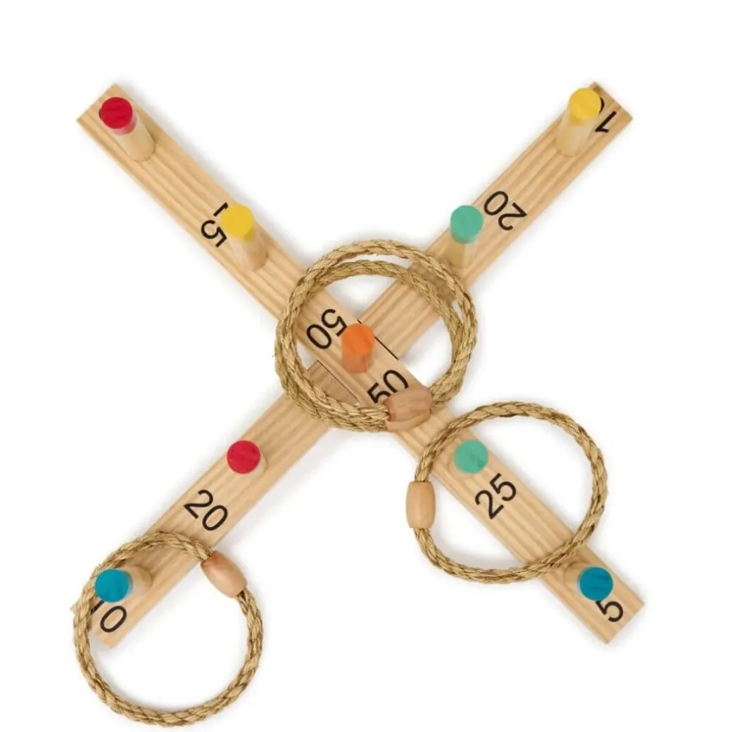 Wooden Ring Toss Game