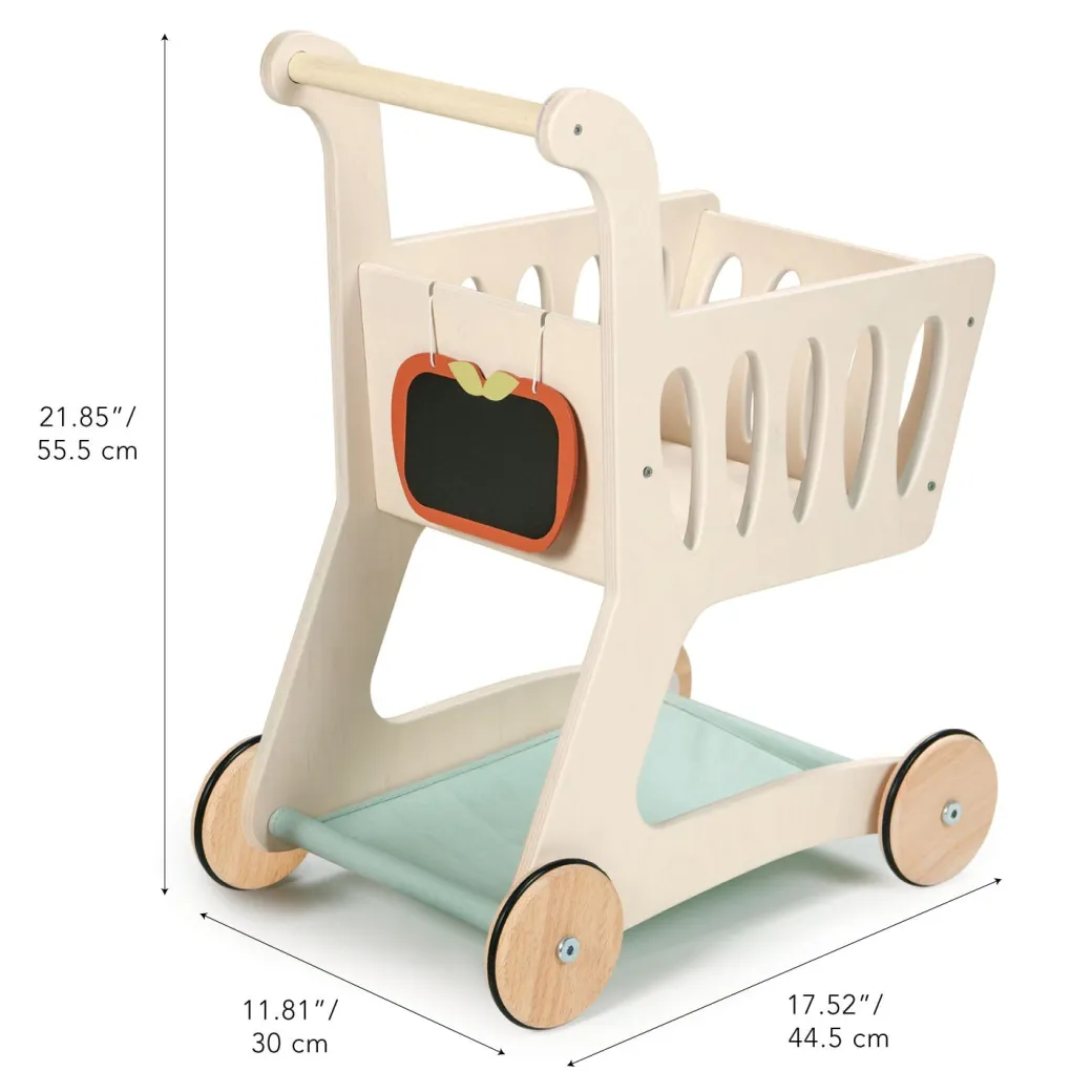 Wooden Shopping Cart