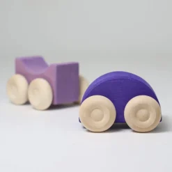 Wooden Stacking Cars