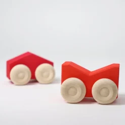 Wooden Stacking Cars