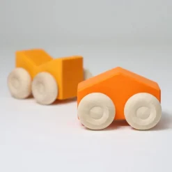 Wooden Stacking Cars