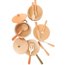 Wooden Tableware Set - Herbal Palette